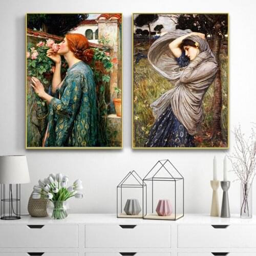 Elegant Woman Home Decor Canvas Print Art Famous Wall Pictures Poster HD Canvas Printing Paintings Italy Giuseppe Arcimboldo
