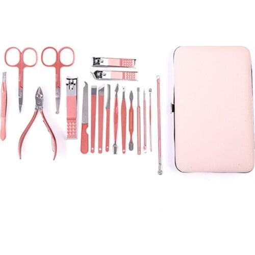 Stainless steel nail scissors set 7-piece set custom logo pedicure beauty pliers manicure full