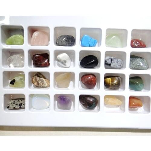 Natural stone Turquoises tiger eye Quartz Crystal aventurine pendant for diy Jewelry making necklace Accessories24PCS