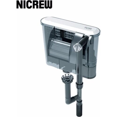 Nicrew XP 05/09/11/13 Aquarium Filter Box Waterfall Water Pumps Active Carbon Sponge Board for fish tank external filter pump