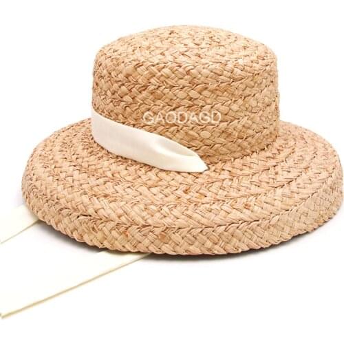 Women Straw Hats Panamas UV Protection Sun Visor Raffia Beach Hats Women Visors Foldable Female Summer Bucket Hats 2021 New