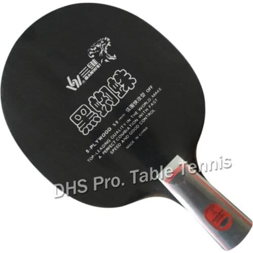 Sanwei A4 Black Spider A 4 A-4 OFF Table Tennis Blade for PingPong Racket