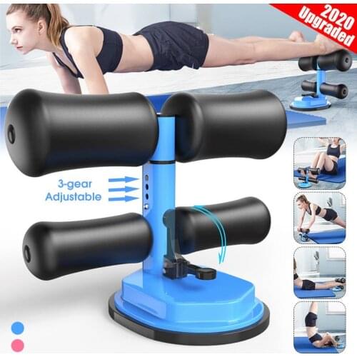 3 Gears Adjustable Sit Up Bar Fitness Equipment Sit Up Assistant Abdominal Exercise Core Workout Home Gym Portable Sit Up Bench