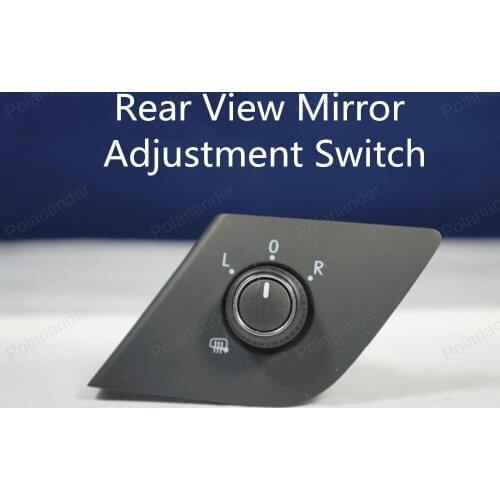 Polarlander Car Side View Mirror Adjustment Knob for 13 New P/olaris Chrome Rear View Mirror Adjustment Switch 18Gc959565