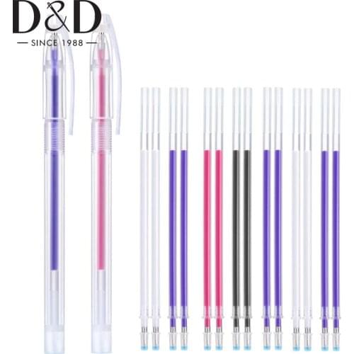 Wholesale100pcs Fabric Marker Heat Erasable Pen Refills High Temperature Disappearing Cross Stitch Pen for Patchwork Sewing Tool