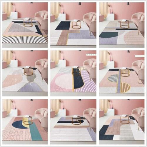 Modern Nordic Simple Home Carpets for Living Room Bedroom Decor Area Rugs Sofa Coffee Table Floor Mat Kids Playing Tent Carpet