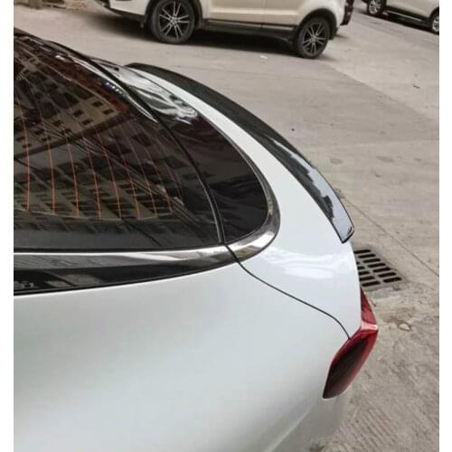 Carbon Fiber Rear Wing Spoiler For 2021 Kia K5 Optima 4-Door Sedan Rear Trunk Style ABS New 1PCS