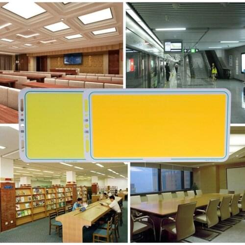 12V 70W 7000LM 220X120mm White/Warm White LED Panel Strip COB Chip Light Lamp