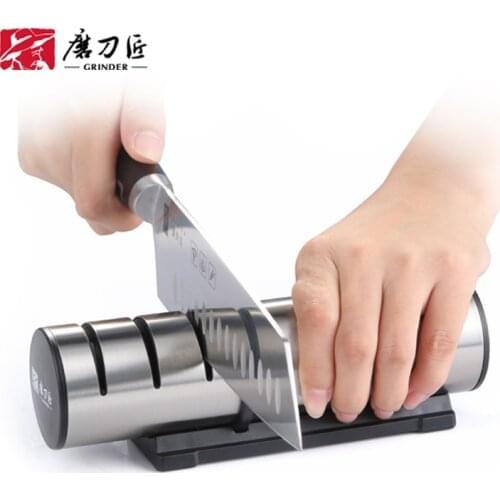 GRINDER Professional Household Knife Sharpener Ceramic Knife Sharpening Kitchen Knives Diamond Blades Machines TAIDEA