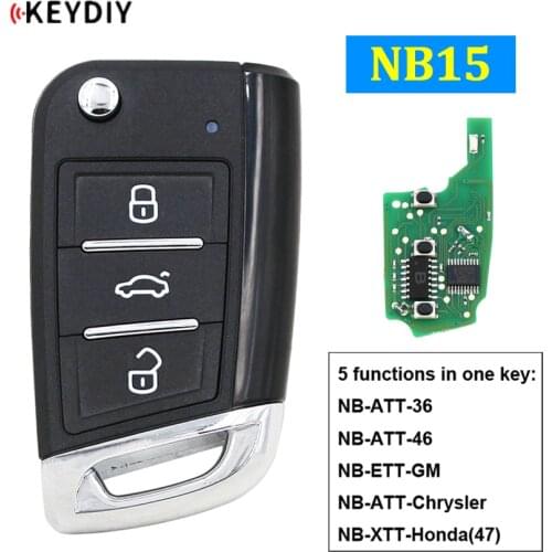 NB15 Universal Multi-functional Remote Control Car Key for KD900 KD900+ URG200 KD-X2 Mini KD NB-Series (All Functions Chips in)