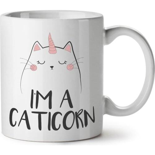 Cat Unicorn Funny White Tea Coffee Ceramic Mug
