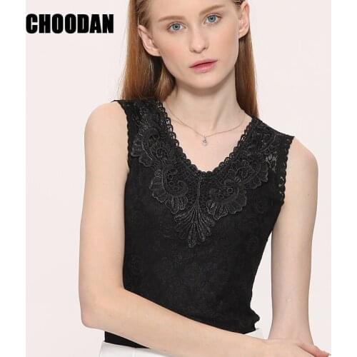 White/Black Lace Top Women Shirt 2020 Summer Korean Sleeveless Embroidered Lace Tank Tops Female Fitness Clothing Big size S-5XL