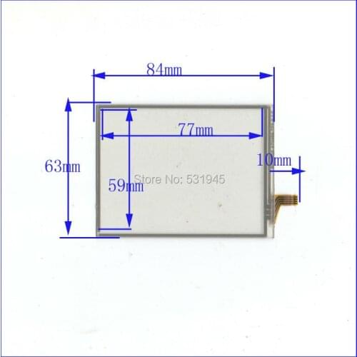 ZhiYuSun New 3.5 inch TOUCH Screen panels 84mm*63mm for GPS or commercial use post used PDA 84*63