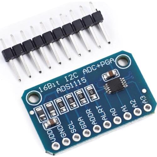 16Bit I2C ADS1115 Module ADC 4 channel with Pro Gain Amplifier RPi