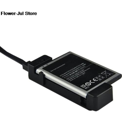 1X Adjustable Universal External Battery Charger LED Indicator For 4-9cm Smartphone Batteries