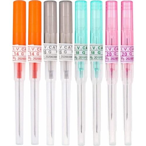 Ear Nose Piercing Needles –5/20/50pcs 14G 16G 18G 20G 22G Piercing Needles IV Catheter Needles Kit Piercing for IV Start Kits