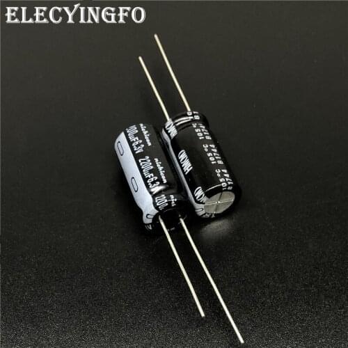 5pcs/50pcs 2200uF 6.3V NICHICON HM Series Low Impedance 10x20mm 6.3V2200uF Motherboard Capacitor