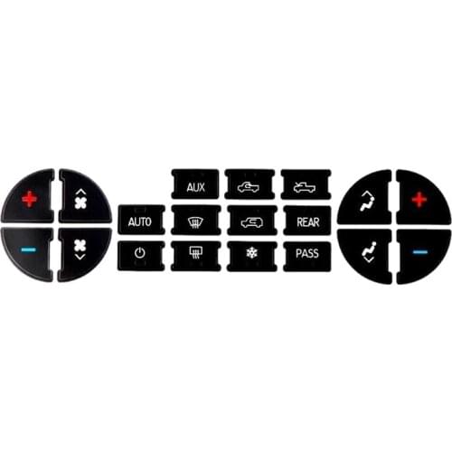 Ac Dash Button Repair Kit Decal Stickers Replacement For Tahoe car sticker