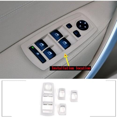 For 2006-10 BMW X3 car interior glass lift frame ABS chrome auto parts