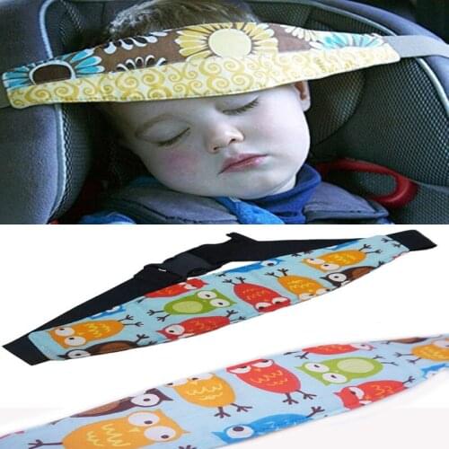 Car Safety Seat Sleep Positioner Infants And Colorful Baby Head Support Pram Stroller Fastening Belt Adjustable