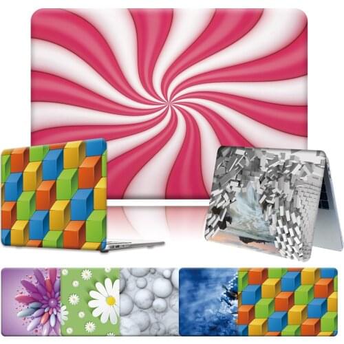 Fit MacBook Air Pro Retina 11 / 12 / 13 / 15" Laptop Printed Lightweight Scratch Resistant Hard Shell Cover Case