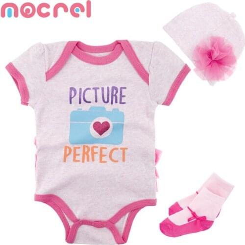 Baby Three-Piece Children Clothing Childrens Wear Summer Clothes Jumpsuits Infant Clothing Clothes For Girls Baby Overall
