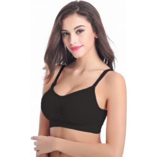 Women Seamless Gather Front Buckle No Rims Feeding Nursing Maternity Bra Padded Brassiere 2021