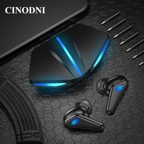 Game Headphone TWS Bluetooth 5.0 Earphones Wireless Headphone 9D Stereo Sports Waterproof Earbuds Headsets K55