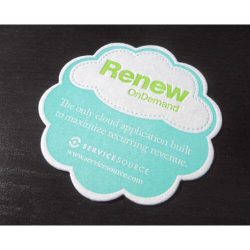 Custom/ customized two side printing die cut paper card name card visit card hang tag good quality