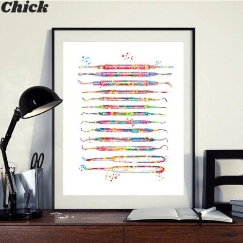 MANLANG Wall Watercolor Paintings