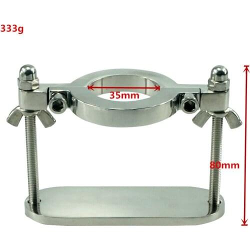 Metal stainless steel scrotal testicle squeezer Metal