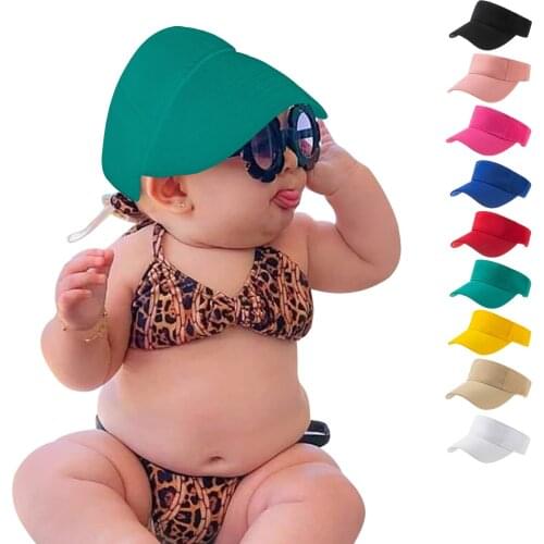 1-8 Years Baby Summer Sun Hat Children Soft Hollow Cap Girls Sun Protection Newborn Oversized Brim Sunhat Anti-ultraviolet Caps