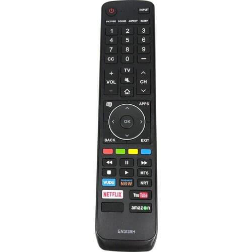 New Replace EN3I39H For HISENSE TV Remote Control With NETFLIX YouTube