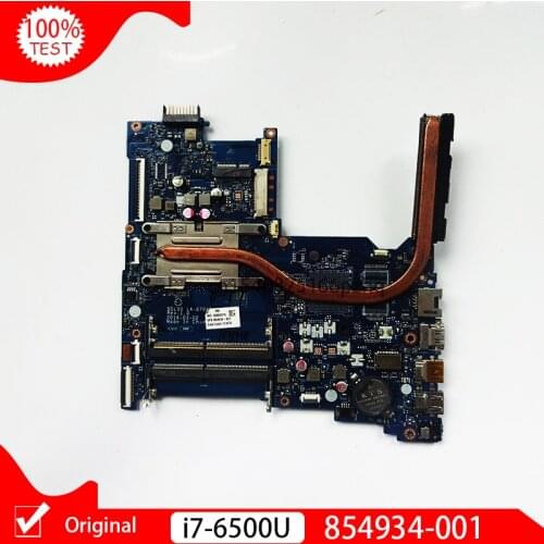 Original Laptop motherboard For HP Pavillion 15-AY 250 G5 Core i7-6500U BDL50 LA-D704P 854934-001 854934-501 854934-601 I7 CPU