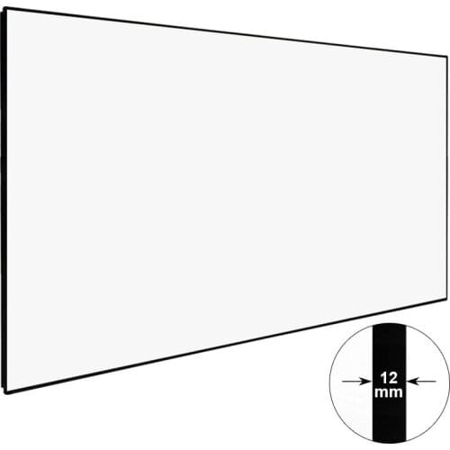 100inch 110 inch 120 inch Home Theatre Living Room 4K 3D HD TV with Thin Aluminum Fixed Frame Projector projection Screen