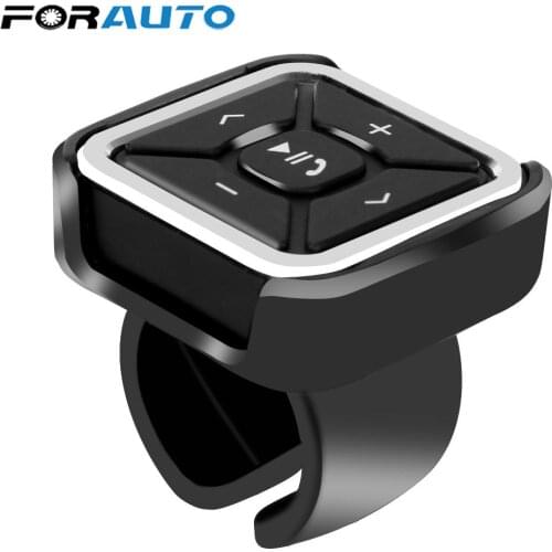 For Media MP3 Music Play for Android IOS Wireless Bluetooth Smartphone Control Steering Wheel Remote Control Car Styling