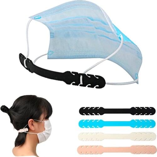 MUB-10PCS Adjustable Ear Protectors Anti-Slip Mask Ear Grips Extension Hook Strap Face Masks Buckle Holder Silcone Mask Holder