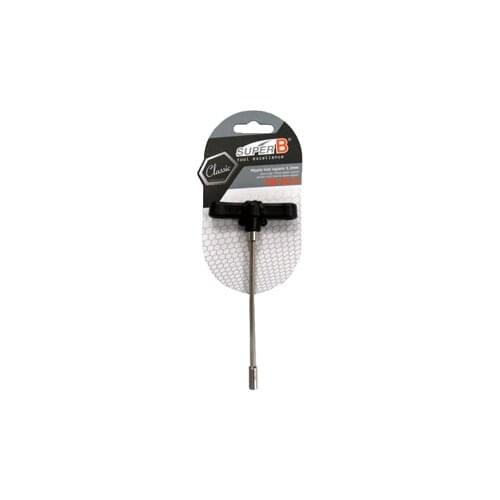 Made in Taiwan Super B TB-7814 3.2mm Square Internal Nipple Wrench DSN 110mm Long, Bicycle Wheel Spoke Tools Bike Accessories