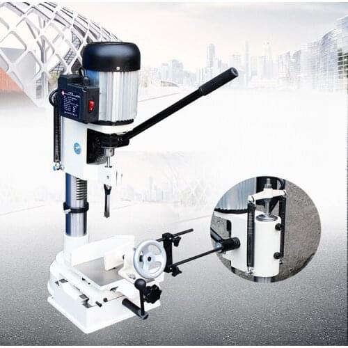 Multifunctional Square Boring Machine Woodworking Smashing Square Hole Opening Machine Small Table Drilling Tool MK361A 2800Rpm