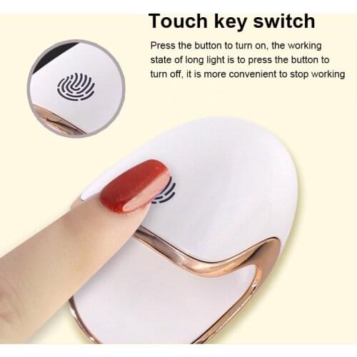 6W Dinosaur Egg Nail Lamp LED Phototherapy Lamp Mini Portable Quick-drying Phototherapy Nail Gel Lamp Nail Dryers