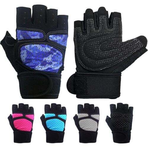 Cycling Gloves Weightlifting Half-finger Sports Fitness Gloves are Comfortable, Breathable, Wear-resistant and Skid Resistant