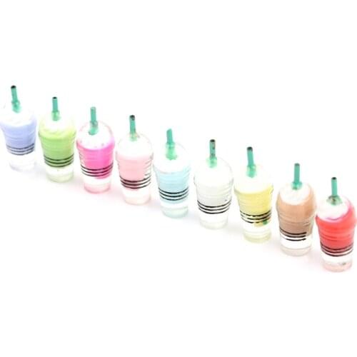 2PCS 1/12 Miniature Dollhouse Small Coffee Cup Kitchen Room Food Drink Decor Accessories