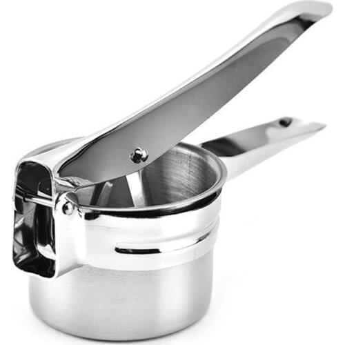 3 In 1 Potato Masher with Pressure Disks Creative Stainless Steel Lemon Squeezer Garlic Press Vegetable Chopper Kitchen Gadgets