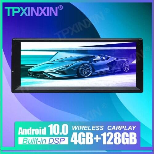 Auto Radio Stereo For BMW E39 Android 10.0 4+128G Carplay Car GPS Navigation Headunit Multimedia Player DSP Tape Recorder IPS