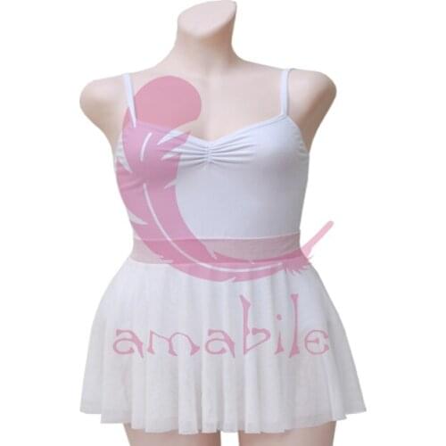 Ballet Dance Gymnastics Exercise suit new white 30CM ballet ballet skirt AS3001