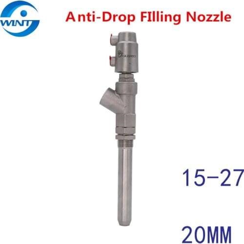 Free Shipping Anti-Drop Liquid Filling Nozzles Accessories Of Pneumatic Filler Valves For Water Juice Beverage Drink Vinega