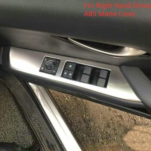 For Lexus UX200 UX250h UX260h 2019 2020 Interior Accessories Window Lifter Control Frame Switch Armrest Cover Panel Sticker
