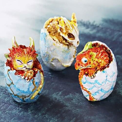 Dragon Egg Epoxy Resin Mold Jewelry Pendant Silicone Mould DIY Crafts Ornaments Decorations Casting Tool Candle Mould