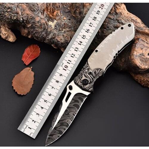 F93-G10 Handle Folding Knife 20CM Stainless Steel Outdoor Knife Camping Tactical Knife Multifunctional Self-defense Knifes