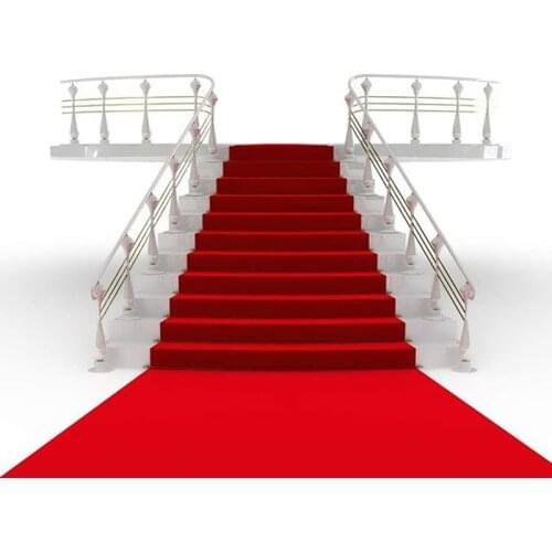 New Party Event Ceremony Wedding Carpet Aisle Runner Non-slip Non-woven Fabric White Wedding Carpet Custom Wedding Aisle Carpet